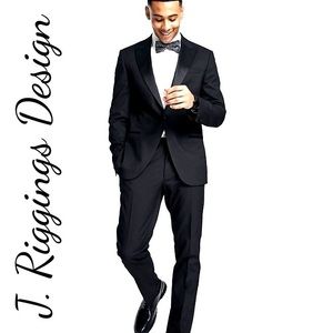 Men’s NEW style 🎉 pleated black pants. Size 34” by 34”